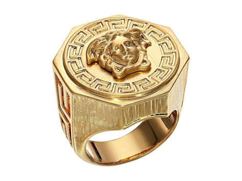 greca versace ring|Versace ring price.